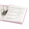 Папка-регистратор BRAUBERG с покрытием из ПВХ, 80 мм, с уголком, розовая (удвоенный срок службы), 227195 - фото 2619725