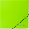 Папка на резинках BRAUBERG "Neon", неоновая, зеленая, до 300 листов, 0,5 мм, 227460 - фото 2620080