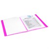 Папка 40 вкладышей BRAUBERG "Neon", 25 мм, неоновая розовая, 700 мкм, 227454 - фото 2620229