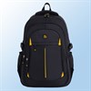 Рюкзак BRAUBERG TITANIUM универсальный, 3 отделения, черный, желтые вставки, 45х28х18 см, 224385 - фото 2620308