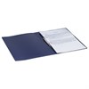 Папка на 2 кольцах BRAUBERG "Office", 25 мм, синяя, до 170 листов, 0,5 мм, 227494 - фото 2620365