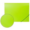 Папка на резинках BRAUBERG "Neon", неоновая, зеленая, до 300 листов, 0,5 мм, 227460 - фото 2620419