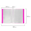 Папка 20 вкладышей BRAUBERG "Neon", 16 мм, неоновая розовая, 700 мкм, 227450 - фото 2620431