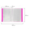 Папка 40 вкладышей BRAUBERG "Neon", 25 мм, неоновая розовая, 700 мкм, 227454 - фото 2620434