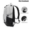 Рюкзак GERMANIUM "S-07" универсальный, уплотненная спинка, облегчённый, светло-серый, 46х32х15 см, 226954 - фото 2620766