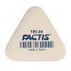 Ластик FACTIS (Испания) TRI 24, 51х46х12 мм, белый, треугольный, мягкий, PMFTRI24 - фото 2620950