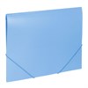 Папка на резинках BRAUBERG "Office", голубая, до 300 листов, 500 мкм, 228078 - фото 2621030