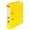 Папка-регистратор BRAUBERG "EXTRA", 75 мм, желтая, двустороннее покрытие пластик, металлический уголок, 228574 - фото 2621194