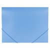 Папка на резинках BRAUBERG "Office", голубая, до 300 листов, 500 мкм, 228078 - фото 2621422