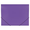 Папка на резинках BRAUBERG "Office", фиолетовая, до 300 листов, 500 мкм, 228081 - фото 2621455
