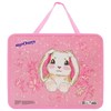 Папка на молнии с ручками ЮНЛАНДИЯ А4, 1 отделение, пластик, ширина 80 мм, "Bunny", 228174 - фото 2621520