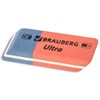 Ластик BRAUBERG "Ultra", 41х14х8 мм, красно-синий, натуральный каучук, 228708 - фото 2621672