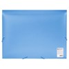 Папка на резинках BRAUBERG "Office", голубая, до 300 листов, 500 мкм, 228078 - фото 2621691