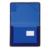 Папка на резинках BRAUBERG, широкая, А4, 330х240 мм, синяя, до 500 листов, 0,6 мм, 227978 - фото 2622321
