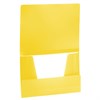 Папка на резинках BRAUBERG "Office", желтая, до 300 листов, 500 мкм, 228082 - фото 2622612