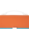 Папка-портфель пластиковая BRAUBERG "JOY", А4 (330х245х35 мм), 13 отделений, с окантовкой, оранжевая, 227975 - фото 2622744