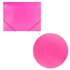 Папка на резинках BRAUBERG "Office", розовая, до 300 листов, 500 мкм, 228083 - фото 2622946