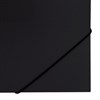 Папка на резинках BRAUBERG "Office", черная, до 300 листов, 500 мкм, 227713 - фото 2623030