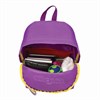 Рюкзак ЮНЛАНДИЯ с брелоком, универсальный, фиолетовый, 44х30х14 см, 227955 - фото 2623279