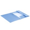 Папка на резинках BRAUBERG "Office", голубая, до 300 листов, 500 мкм, 228078 - фото 2623307