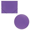 Папка на резинках BRAUBERG "Office", фиолетовая, до 300 листов, 500 мкм, 228081 - фото 2623404