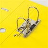 Папка-регистратор BRAUBERG "EXTRA", 75 мм, желтая, двустороннее покрытие пластик, металлический уголок, 228574 - фото 2623475