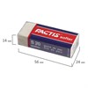 Ластик FACTIS Softer S 20 (Испания), 56х24х14 мм, белый, прямоугольный, картонный держатель, CMFS20 - фото 2623836
