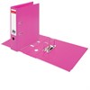 Папка-регистратор BRAUBERG "EXTRA", 75 мм, розовая, двустороннее покрытие пластик, металлический уголок, 228575 - фото 2623867