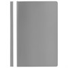 Скоросшиватель пластиковый STAFF, А4, 100/120 мкм, серый, 229238 - фото 2623871