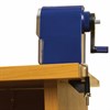 Точилка механическая BRAUBERG "ORIGINAL", для чернографитных и цветных карандашей, крепление к столу, корпус синий, 228480 - фото 2624209