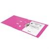 Папка-регистратор BRAUBERG "EXTRA", 75 мм, розовая, двустороннее покрытие пластик, металлический уголок, 228575 - фото 2624247