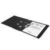 Папка-регистратор BRAUBERG "EXTRA", 75 мм, черная, двустороннее покрытие пластик, металлический уголок, 228570 - фото 2624381