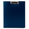 Папка-планшет STAFF, А4 (310х230 мм), с прижимом и крышкой, пластик, синяя, 0,5 мм, 229220 - фото 2624515