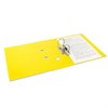 Папка-регистратор BRAUBERG "EXTRA", 75 мм, желтая, двустороннее покрытие пластик, металлический уголок, 228574 - фото 2624583
