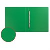 Папка с металлическим пружинным скоросшивателем BRAUBERG, картон/ПВХ, 35 мм, зеленая, до 290 листов, 228339 - фото 2625075