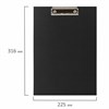 Доска-планшет STAFF "EVERYDAY" с прижимом А4 (225х316 мм), картон/бумвинил, РОССИЯ, черная, 229051 - фото 2625463