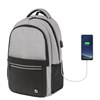 Рюкзак BRAUBERG URBAN универсальный, с отделением для ноутбука, USB-порт, Detroit, серый, 46х30х16 см, 229894 - фото 2625956