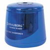 Точилка электрическая BRAUBERG DOUBLE BLADE BLUE, двойное лезвие, питание от 2 батареек AA, 229605 - фото 2625968