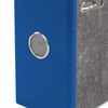 Папка-регистратор BRAUBERG, усиленный корешок, мраморное покрытие, 80 мм, с уголком, синяя, 228028 - фото 2626080