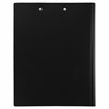 Папка-планшет STAFF, А4 (310х230 мм), с прижимом и крышкой, пластик, черная, 0,5 мм, 229221 - фото 2626115