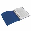 Папка на 4 кольцах STAFF, 30 мм, синяя, до 250 листов, 0,5 мм, 229218 - фото 2626435