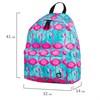 Рюкзак BRAUBERG СИТИ-ФОРМАТ универсальный, "Flamingo", разноцветный, 41х32х14 см, 228854 - фото 2627942