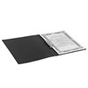 Папка с боковым металлическим прижимом STAFF, черная, до 100 листов, 0,5 мм, 229233 - фото 2628224