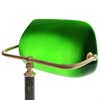 Светильник настольный из мрамора GALANT, основание - зеленый мрамор с золотистой отделкой, 231197 - фото 2628372