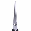 Ножницы BRAUBERG "Soft Grip", 165 мм, черно-синие, резиновые вставки, 3-х сторонняя заточка, 230761 - фото 2628658