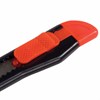 Нож канцелярский 9 мм STAFF "Basic", фиксатор, цвет корпуса ассорти, упаковка с европодвесом, 230484 - фото 2628867