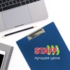 Доска-планшет STAFF с прижимом А4 (315х235 мм), пластик, 1 мм, синяя, 229222 - фото 2629586
