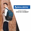 Рюкзак BRAUBERG URBAN универсальный, с отделением для ноутбука, USB-порт, "Denver", синий, 46х30х16 см, 229893 - фото 2629670