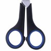 Ножницы BRAUBERG "Soft Grip", 165 мм, черно-синие, резиновые вставки, 3-х сторонняя заточка, 230761 - фото 2629688