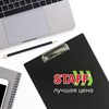 Доска-планшет STAFF с прижимом А4 (315х235 мм), пластик, 1 мм, черная, 229223 - фото 2629721